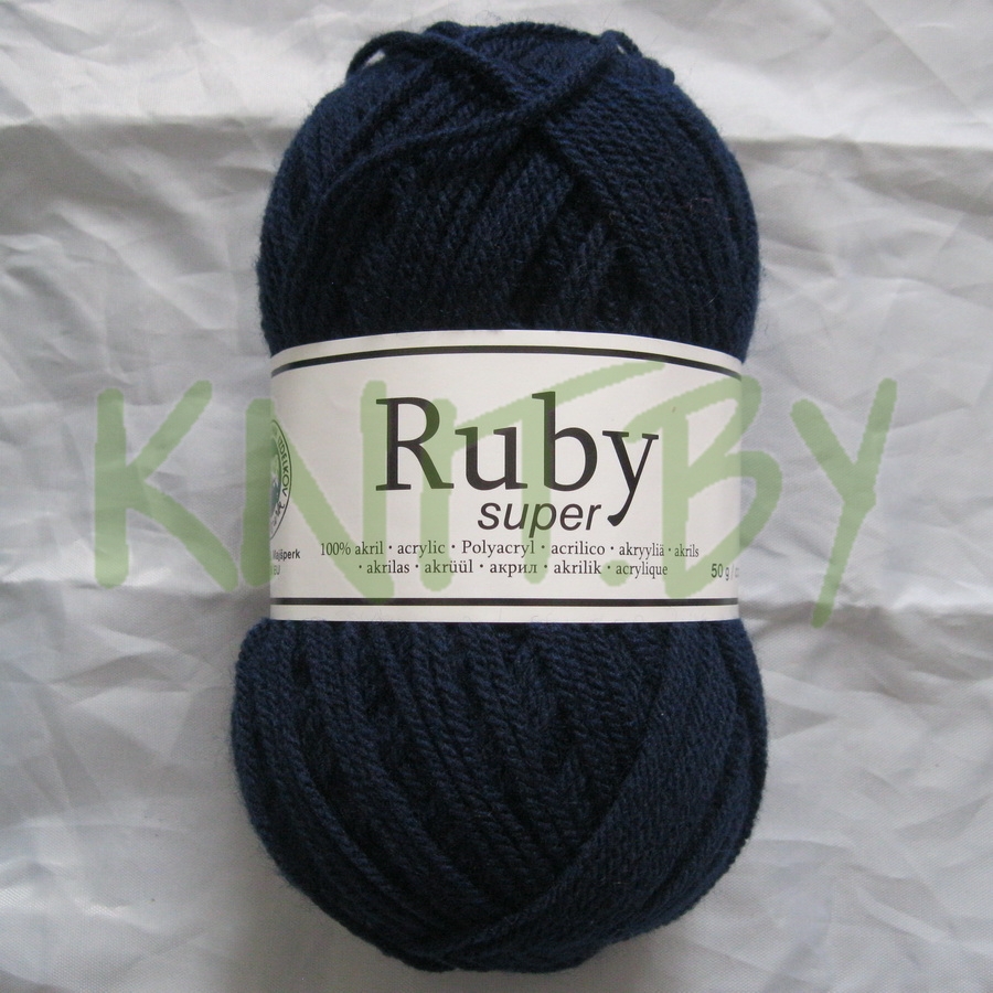 Пряжа Ruby тёмно-синий