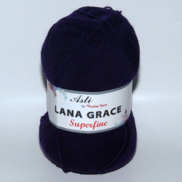 Пряжа Lana Grace Superfine фиолетовый