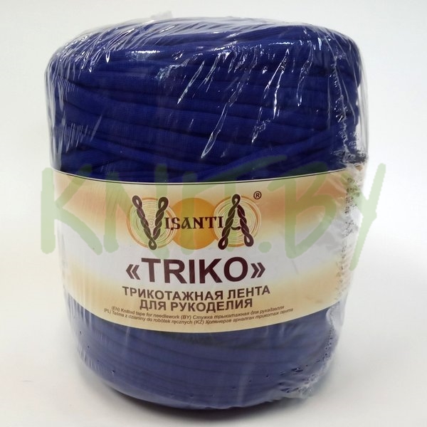 Трикотажная лента для рукоделия "TRIKO" синие оттенки