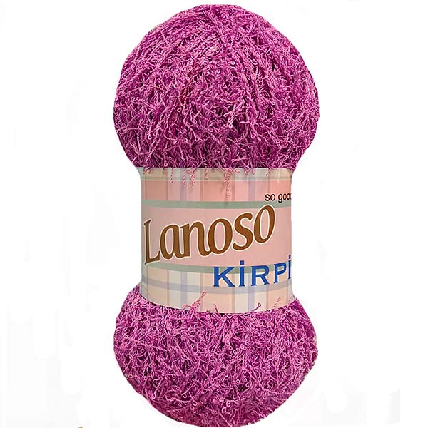 Пряжа Kirpi для мочалок розовый