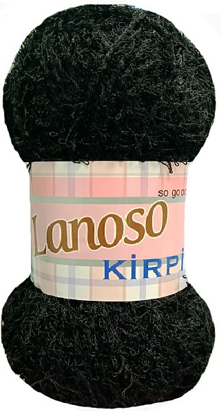 Пряжа Kirpi для мочалок чёрный