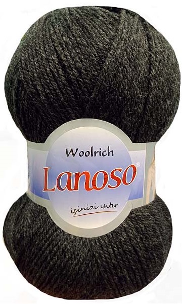 Пряжа Woolrich т. серый