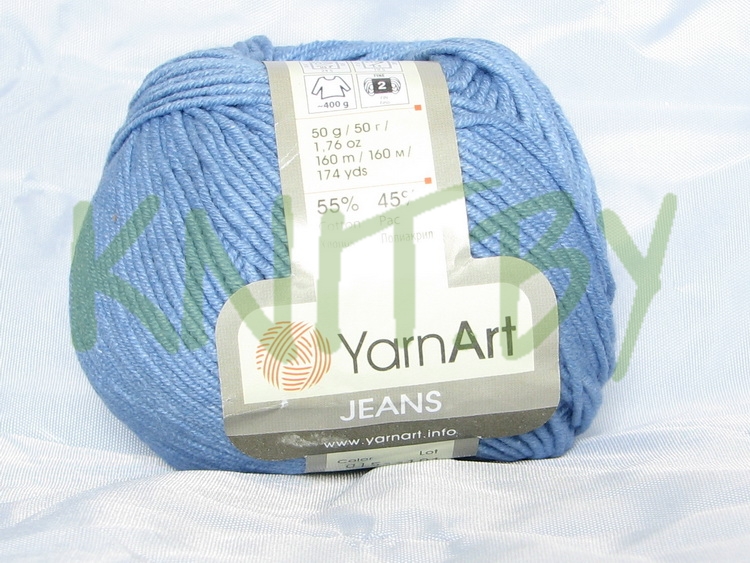 Пряжа YarnArt Jeans голубой