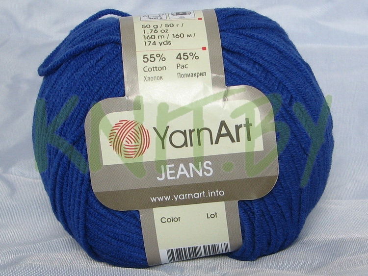 Пряжа YarnArt Jeans василёк