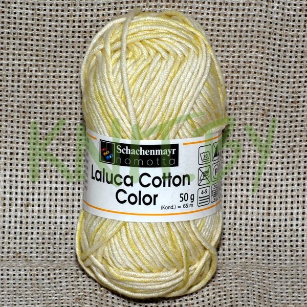 Пряжа Laluca cotton color желтые оттенки