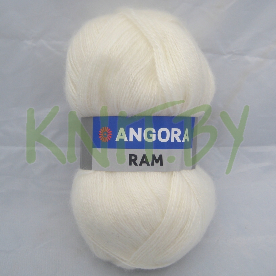 Пряжа Angora RAM светло-молочная