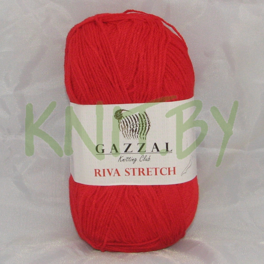 Пряжа Riva stretch красный