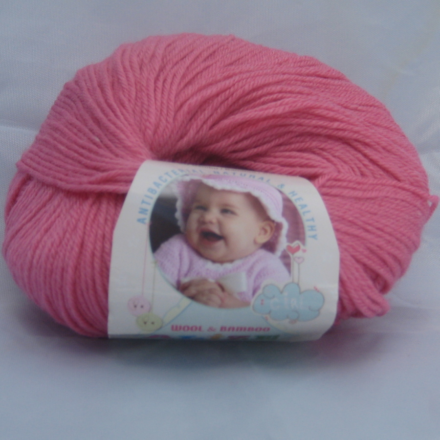 Пряжа Baby Wool Alize ярко-розовый