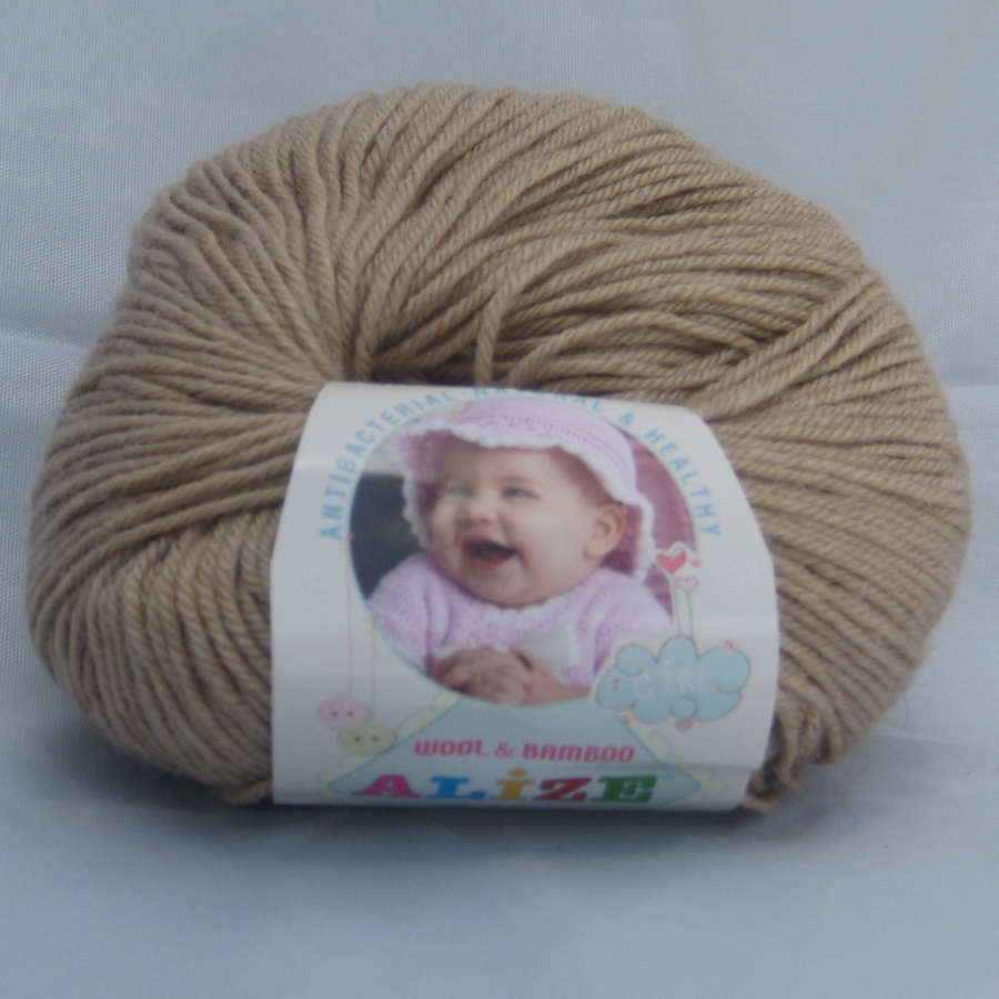 Пряжа Baby Wool Alize беж