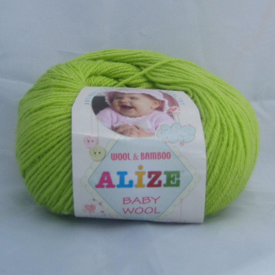 Пряжа Baby Wool Alize фисташка