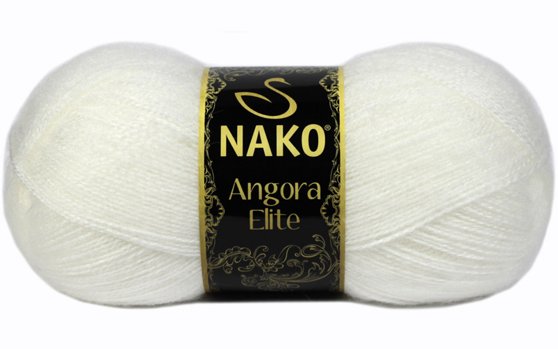 Пряжа Angora Elite ультрабелый