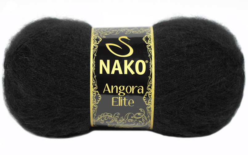 Пряжа Angora Elite черный