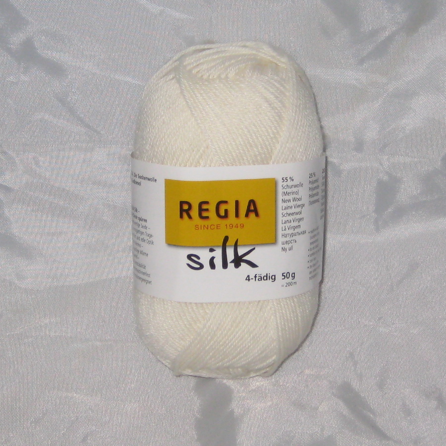 Пряжа Silk Regia молочный