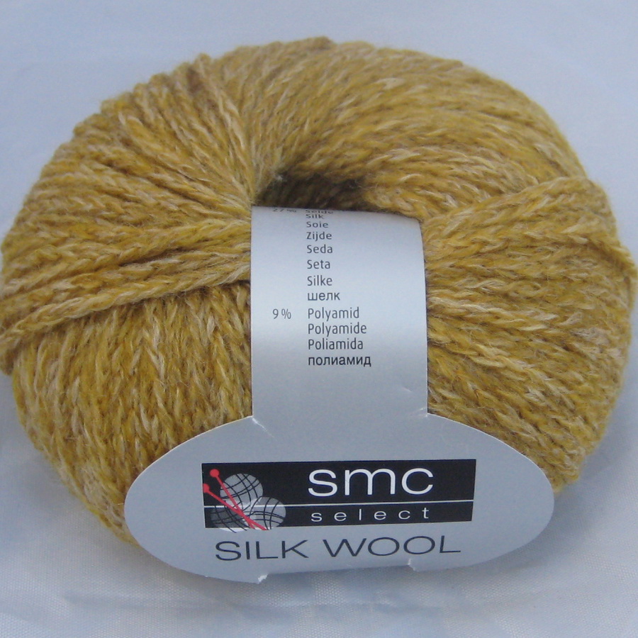 Пряжа Silk Wool солнечный меланж