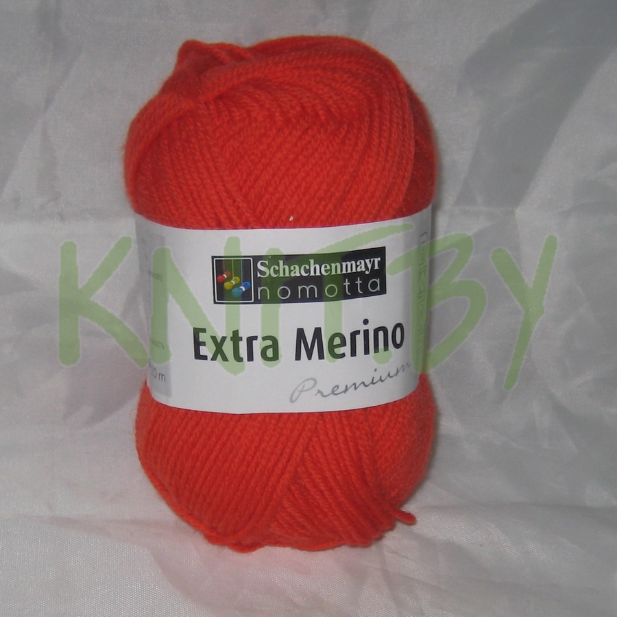 Пряжа Extra merino огонь