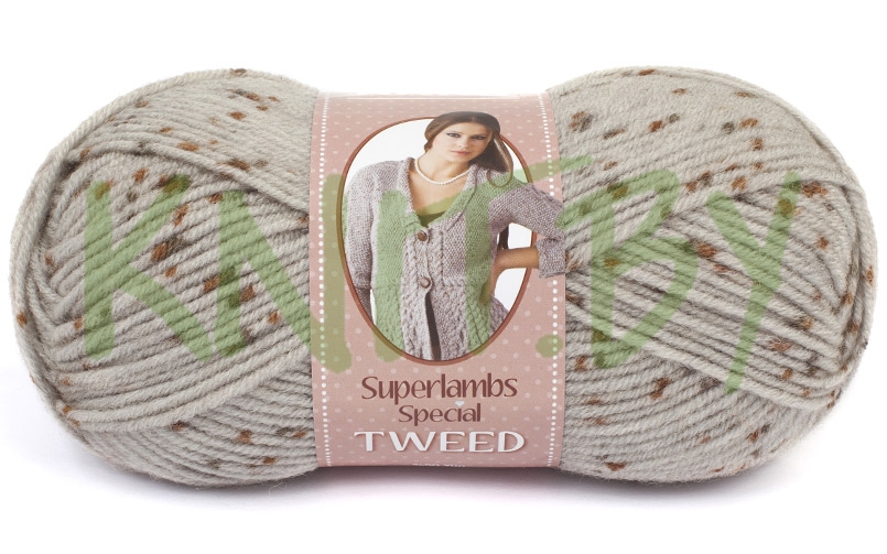 Пряжа Superlambs Special Tweed кардамон