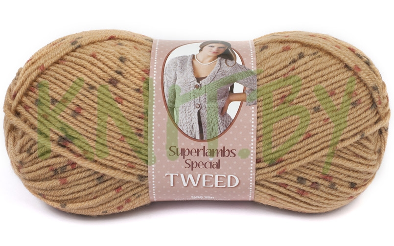 Пряжа Superlambs Special Tweed имбирь