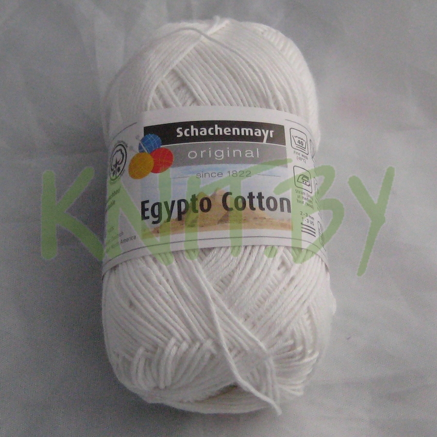 Пряжа Egypto cotton белоснежный