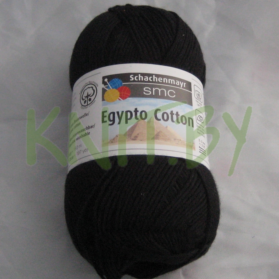 Пряжа Egypto cotton чёрный