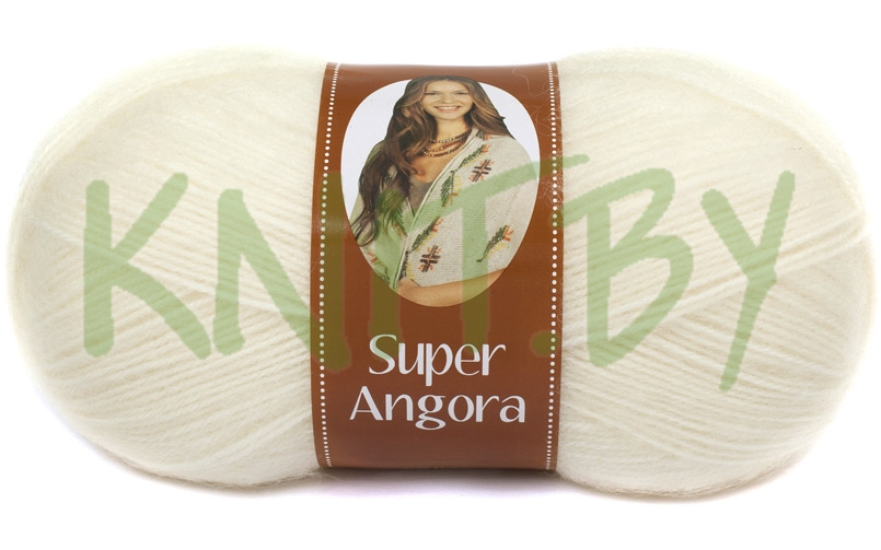 Пряжа Super Angora белый