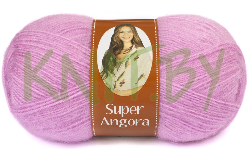 Пряжа Super Angora розовый