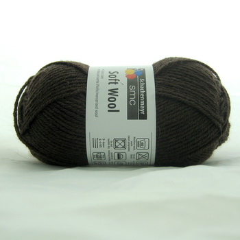 Пряжа Soft Wool шоколад