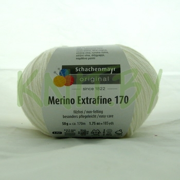 Пряжа Merino extrafine 170 белый