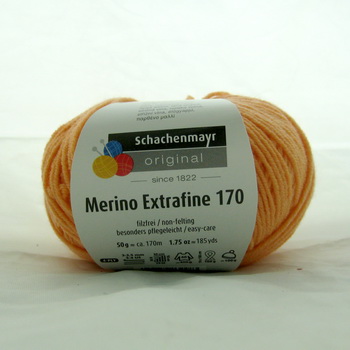 Пряжа Merino extrafine 170 абрикос