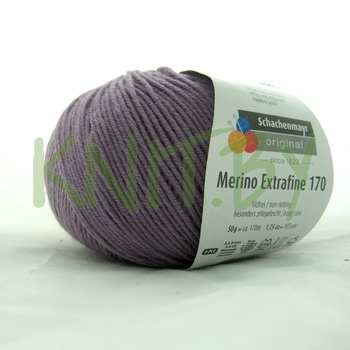 Пряжа Merino extrafine 170 лиловый