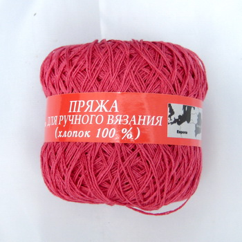 Пряжа Гронитекс Cotton №20/4 малиновый