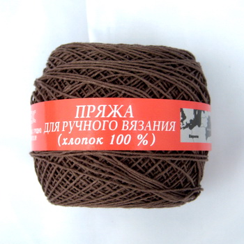 Пряжа Гронитекс Cotton №20/4 коричневый