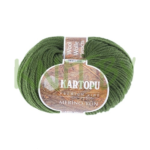 Пряжа Merino Wool зеленый