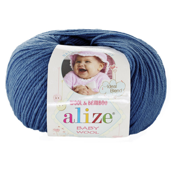 Пряжа Baby Wool Alize джинс