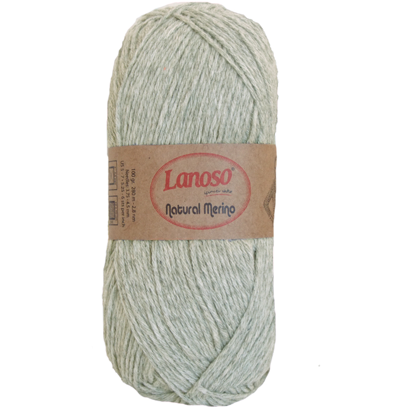 Пряжа Natural Merino серый