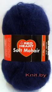 Пряжа Soft Mohair темно-синий