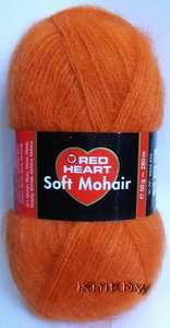 Пряжа Soft Mohair оранжевый