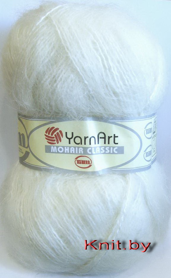 Пряжа Mohair classic Yarn Art суровый