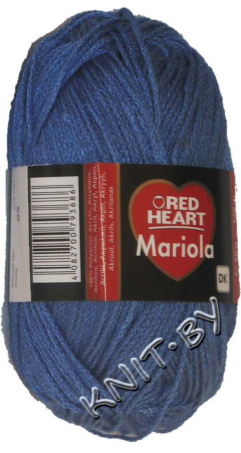 Пряжа Mariola ярко-голубой