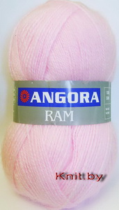 Пряжа Angora RAM бледно-розовая