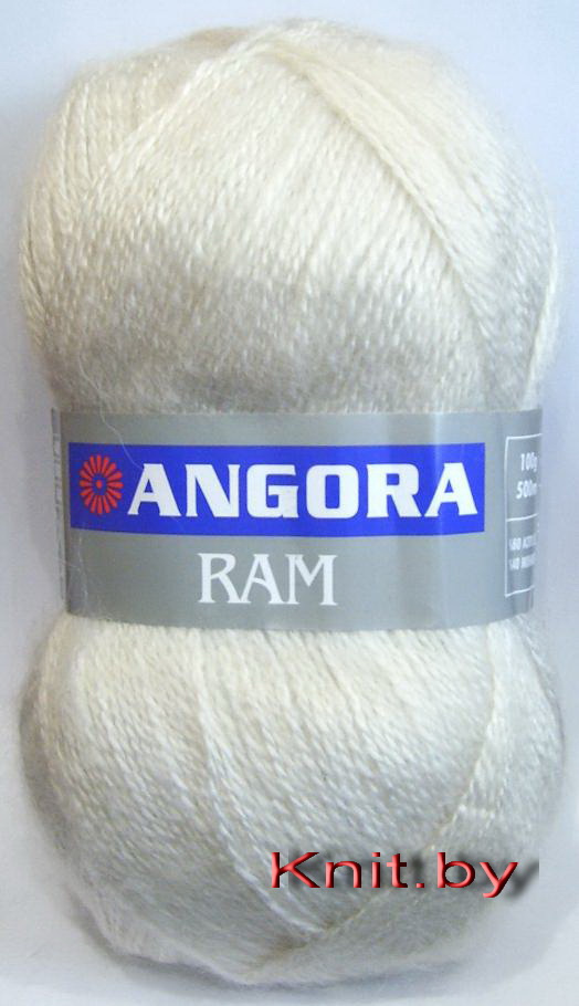 Пряжа Angora RAM жемчужная