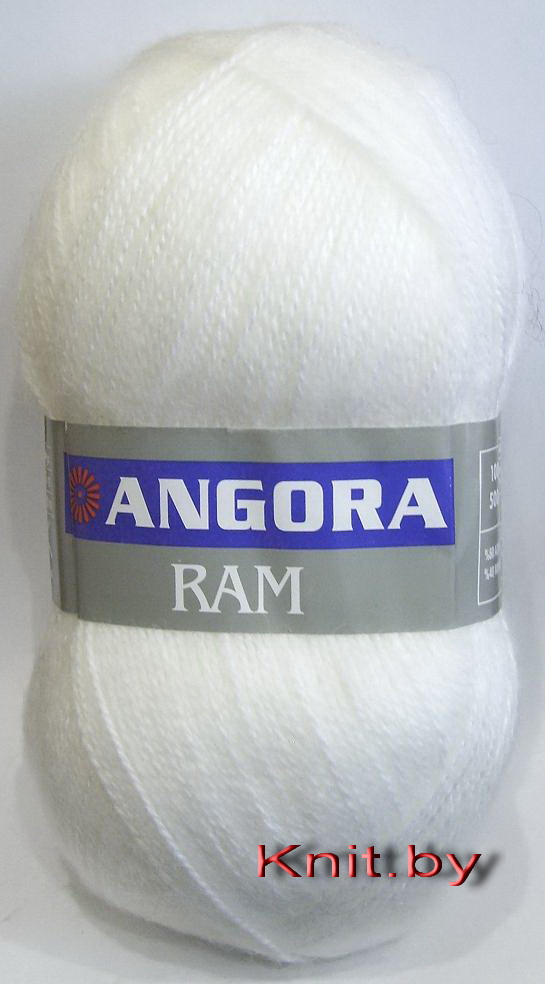 Пряжа Angora RAM белая