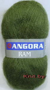 Пряжа Angora RAM зелёная