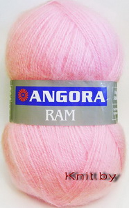 Пряжа Angora RAM розовая